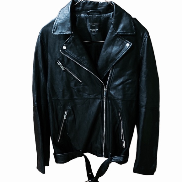 Zara Trafaluc Oversized Moto Faux Leather Jacket - Picture 6 of 16